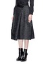 Front View - Click To Enlarge - MARC JACOBS - Bird cage embellished virgin wool blend skirt