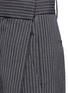 Detail View - Click To Enlarge - MARC JACOBS - Pinstripe wool blend cropped wide leg pants