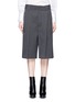 Main View - Click To Enlarge - MARC JACOBS - Pinstripe wool blend cropped wide leg pants