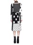 Main View - Click To Enlarge - MARC JACOBS - Contrast polka dot print dress with scarf