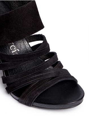 Detail View - Click To Enlarge - PEDRO GARCIA  - 'Yuna' strappy suede sandals