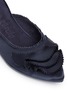 Detail View - Click To Enlarge - PEDRO GARCIA  - 'Alia' ruffled satin slippers