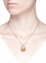 Figure View - Click To Enlarge - ANTON HEUNIS - Swarovski crystal sunburst pendant necklace