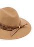 Detail View - Click To Enlarge - MAISON MICHEL - Zanga Scarf Detail Felt Hat