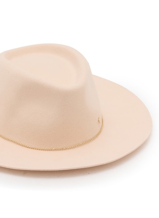 Detail View - Click To Enlarge - MAISON MICHEL - Mimi Chain Felt Hat