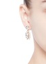 Figure View - Click To Enlarge - ANTON HEUNIS - Swarovski crystal pearl drop earrings