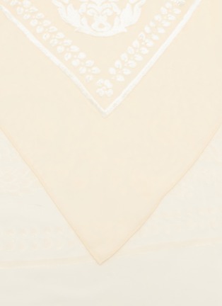 Detail View - Click To Enlarge - THE ROW - Mitaf Floral Velvet Scarf
