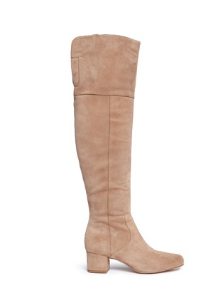Main View - Click To Enlarge - SAM EDELMAN - 'Elina' suede thigh high boots