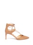 Main View - Click To Enlarge - SAM EDELMAN - 'Taylor' lace-up leather pumps