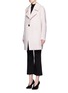 Front View - Click To Enlarge - 72723 - Oversized wool-alpaca blend coat