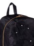 Detail View - Click To Enlarge - 73115 - Jewelled tulle floral appliqué nylon backpack