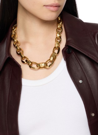 Figure View - Click To Enlarge - GOOSSENS - Orée Brass Necklace