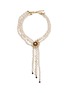 GOOSSENS Perles Baroques Gold Plated Brass Tie Necklace