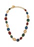 Main View - Click To Enlarge - GOOSSENS - Cabochons Gold Plated Brass Necklace