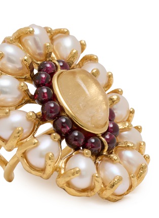 Detail View - Click To Enlarge - GOOSSENS - GM Perles Baorques Brass Ring