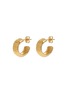 Main View - Click To Enlarge - GOOSSENS - Creoles Pm Oree Brass Earrings