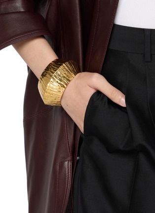 Figure View - Click To Enlarge - GOOSSENS - Orée Large Brass Cuff