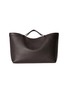 THE ROW Large Kit Tote Grained Leather Bag