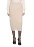 ERMANNO SCERVINO Embroidered Lace Trim Knit Midi Skirt