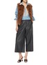 Figure View - Click To Enlarge - ERMANNO SCERVINO - Long Sleeve Embroidered Denim Shirt