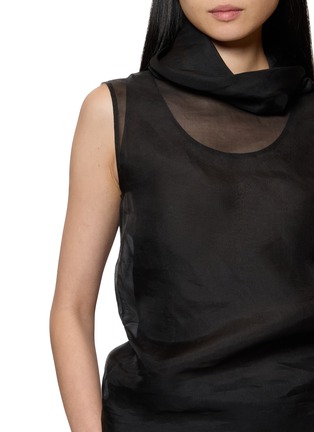  - GIA STUDIOS - Sheer Turtleneck Blouse