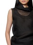  - GIA STUDIOS - Sheer Turtleneck Blouse