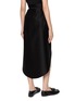 Back View - Click To Enlarge - GIA STUDIOS - Belted Tulip Midi Skirt