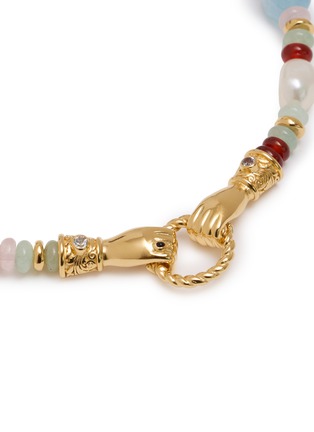Detail View - Click To Enlarge - MISSOMA - Harris Reed In Good Hands Beaded Gemstone Bracelet