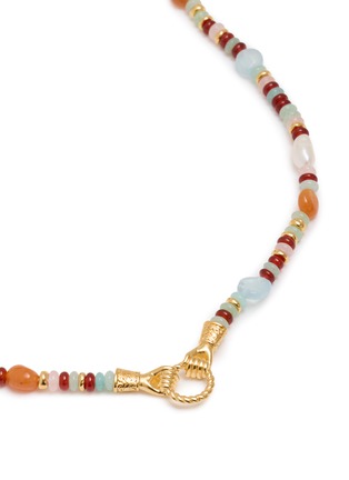 Detail View - Click To Enlarge - MISSOMA - Harris Reed In Good Hands Beaded Gemstone Necklace