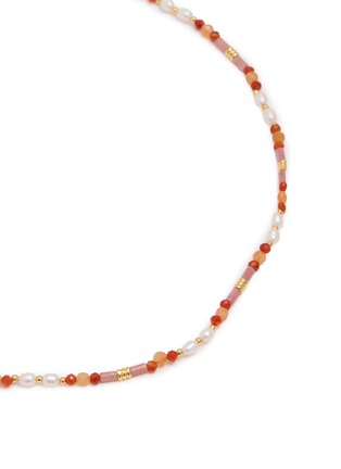 Detail View - Click To Enlarge - MISSOMA - Beaded Gemstone Pearl Short Necklace