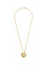 FENOMENA Pave Heart Charm Necklace