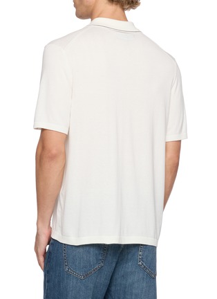 Back View - Click To Enlarge - RAG & BONE - Conrad Silk Blend Shirt