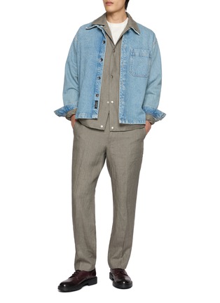 Figure View - Click To Enlarge - RAG & BONE - Evan Linen Trousers