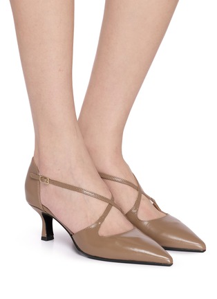 Figure View - Click To Enlarge - EQUIL - Rosia D'orsay 55 Leather Pumps