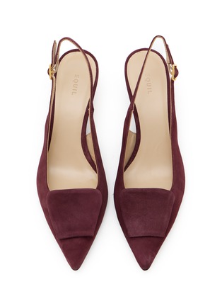 Detail View - Click To Enlarge - EQUIL - Rosia 55 Suede Slingback pumps