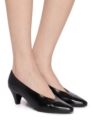 Figure View - Click To Enlarge - EQUIL - Palaia 55 Leather Pumps