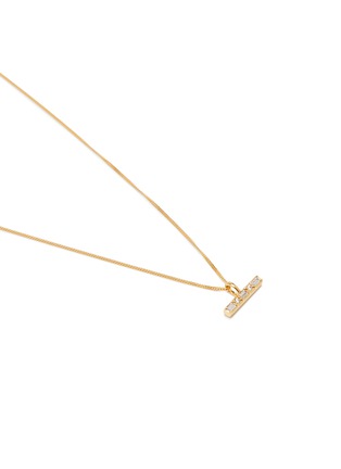 Detail View - Click To Enlarge - MISSOMA - x Lucy Williams T-Bar Stone Pendant Necklace