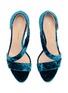 Detail View - Click To Enlarge - RUPERT SANDERSON - 75 Velvet Strappy Sandals