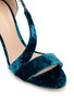Detail View - Click To Enlarge - RUPERT SANDERSON - 75 Velvet Strappy Sandals