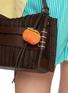 Front View - Click To Enlarge - JW ANDERSON - Crocheted Persimmon Charm