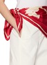  - EENK - Rose Printed Silk Scarf