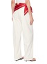 Back View - Click To Enlarge - EENK - Rose Printed Silk Scarf