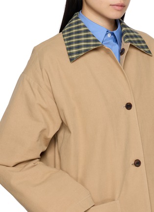  - EENK - Reversible Contrast Panel Cotton Coat