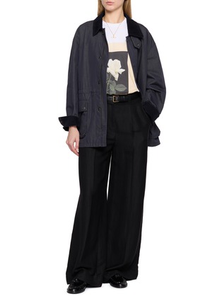 Figure View - Click To Enlarge - EENK - FLoral Printed Cotton T-shirt
