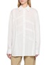 EENK Lace Detail Origami Cotton Shirt