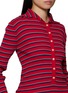  - EENK - High-Neck Layered Knit Top