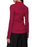 Back View - Click To Enlarge - EENK - High-Neck Layered Knit Top