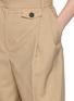  - EENK - Front Tucked Detail Wide Leg Pants