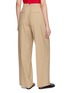 Back View - Click To Enlarge - EENK - Front Tucked Detail Wide Leg Pants