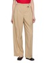 Main View - Click To Enlarge - EENK - Front Tucked Detail Wide Leg Pants